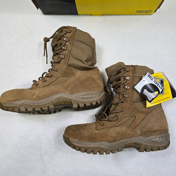 Belleville C312 ST Mens 10.0 Reg Tactical Boots Hot Weather Steel Toe NEW - Picture 3 of 9